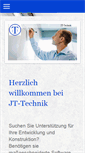 Mobile Screenshot of jt-technik.de